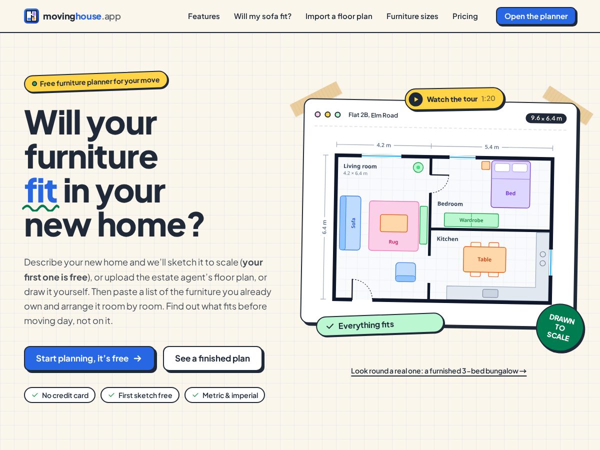 Landing-page snapshot of movinghouse.app