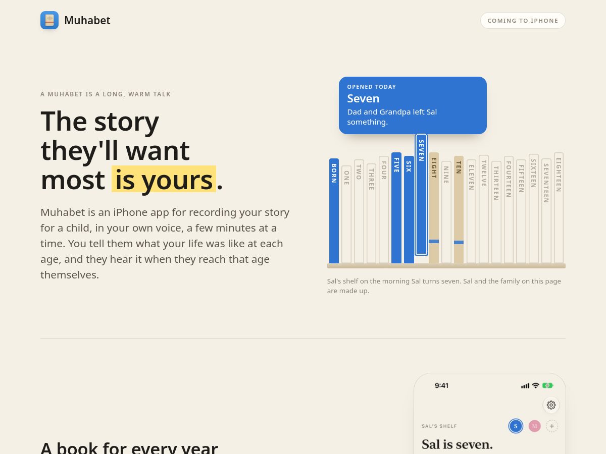 Landing-page snapshot of muhabet.app