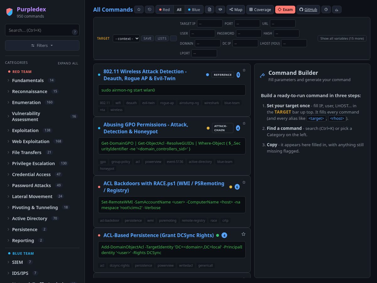 Landing-page snapshot of purpledex.dev
