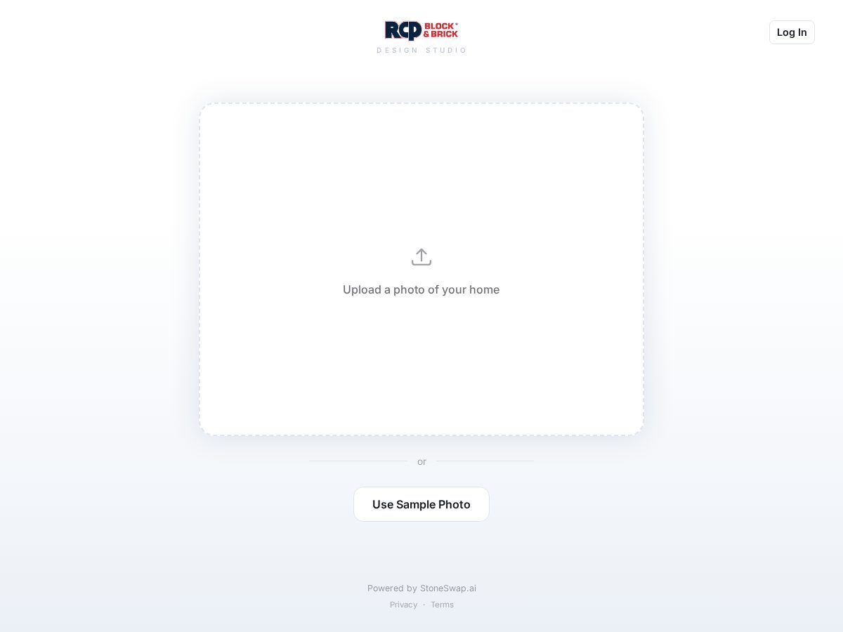 Landing-page snapshot of rcpblock.studio