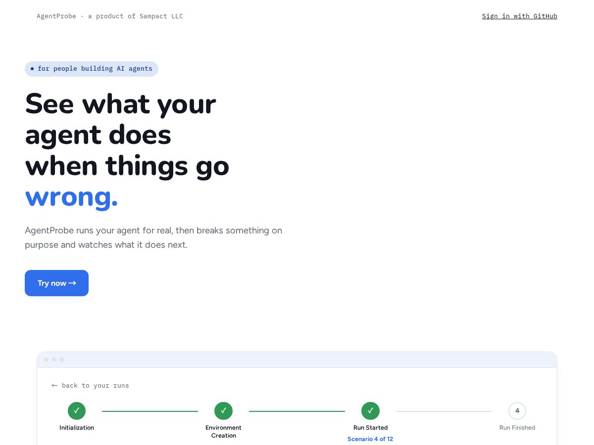 Landing-page snapshot of sampact.com