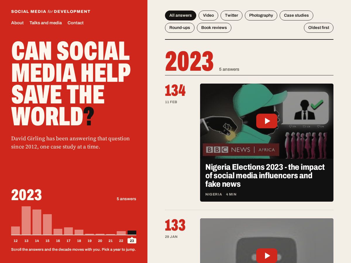 Landing-page snapshot of social-media-for-development.com