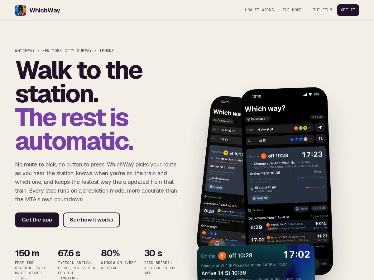 Landing-page snapshot of trywhichway.com