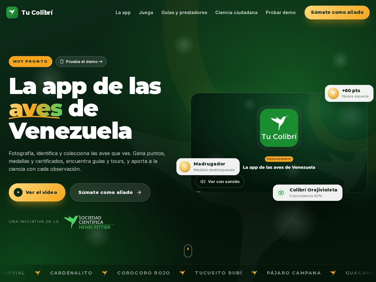 Landing-page snapshot of tucolibri.app