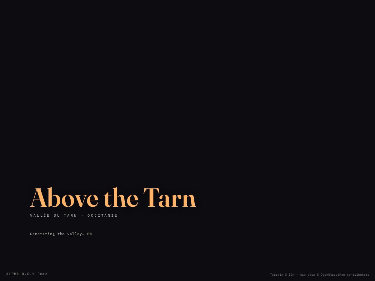Landing-page snapshot of abovethetarn.com