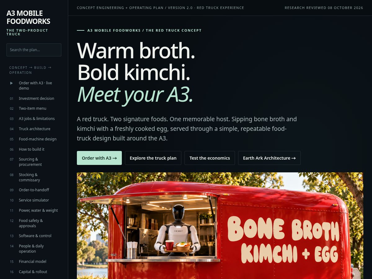 Landing-page snapshot of food-truck.site
