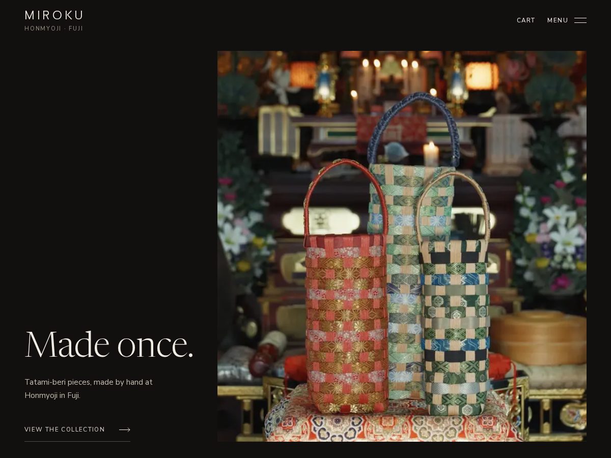 Landing-page snapshot of honmyoujifuji.com