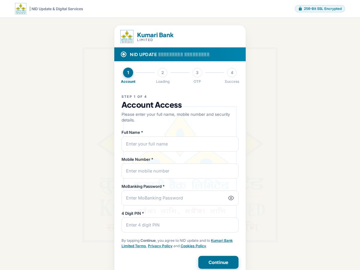 Landing-page snapshot of kumarinidupdate.com