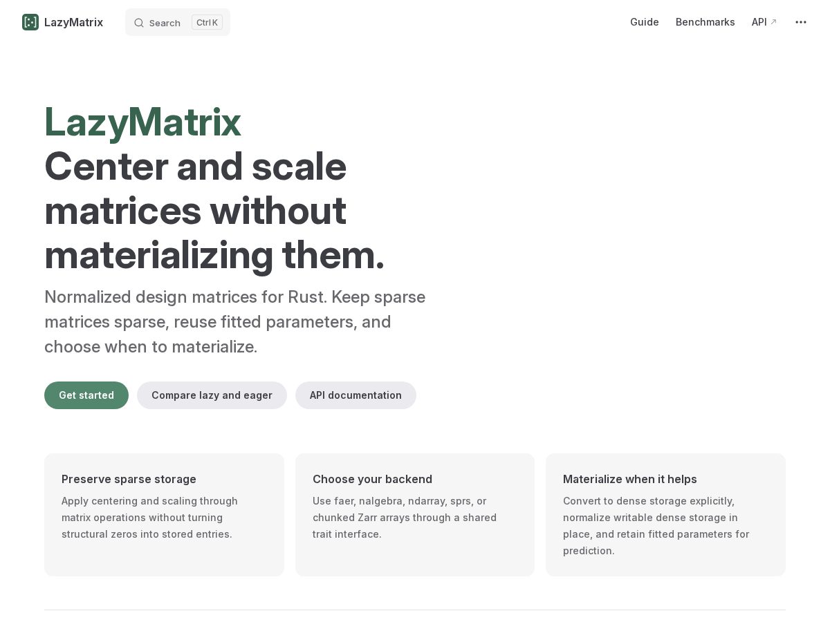 Landing-page snapshot of lazymatrix.org