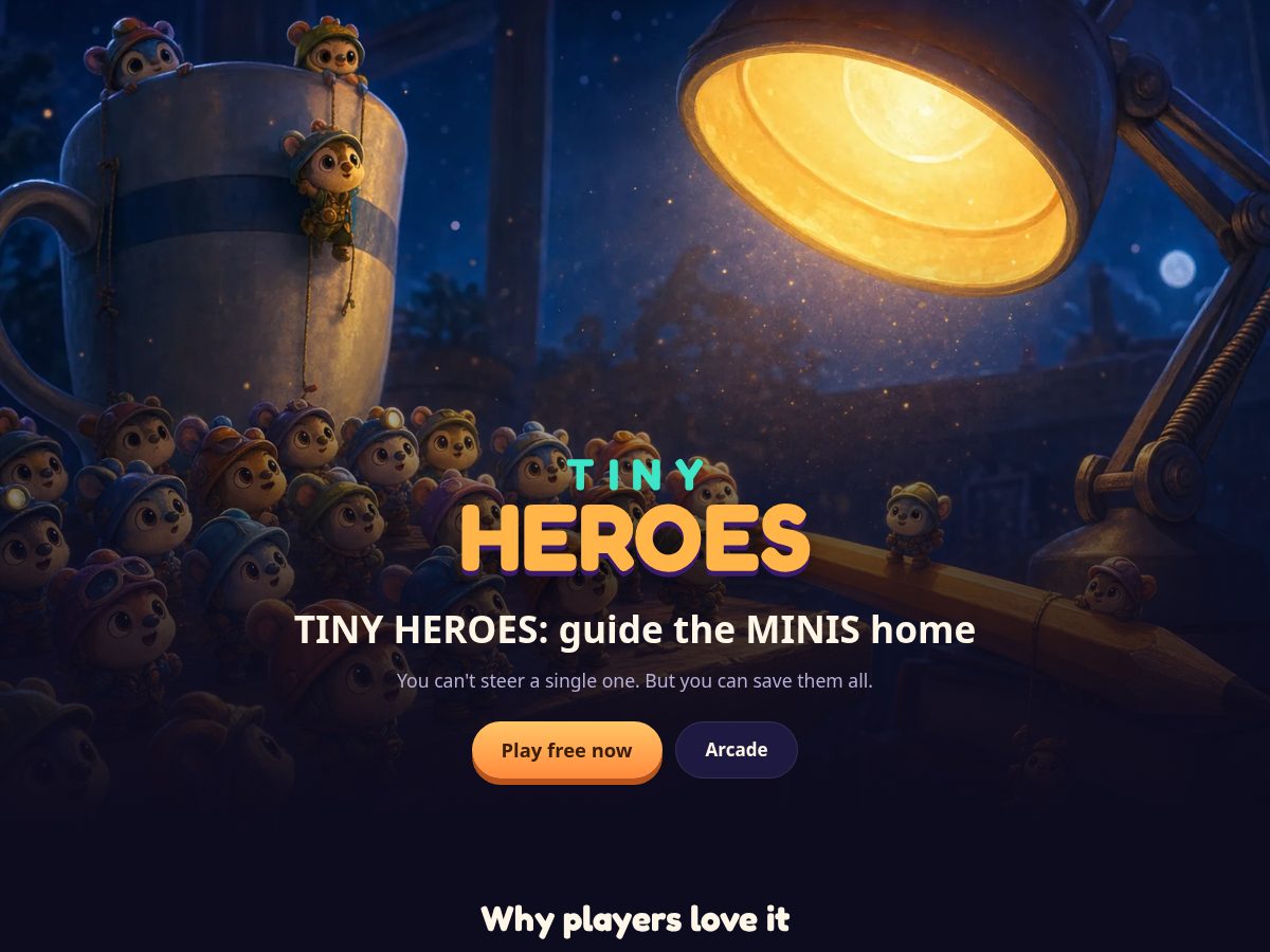 Landing-page snapshot of minisgo.com