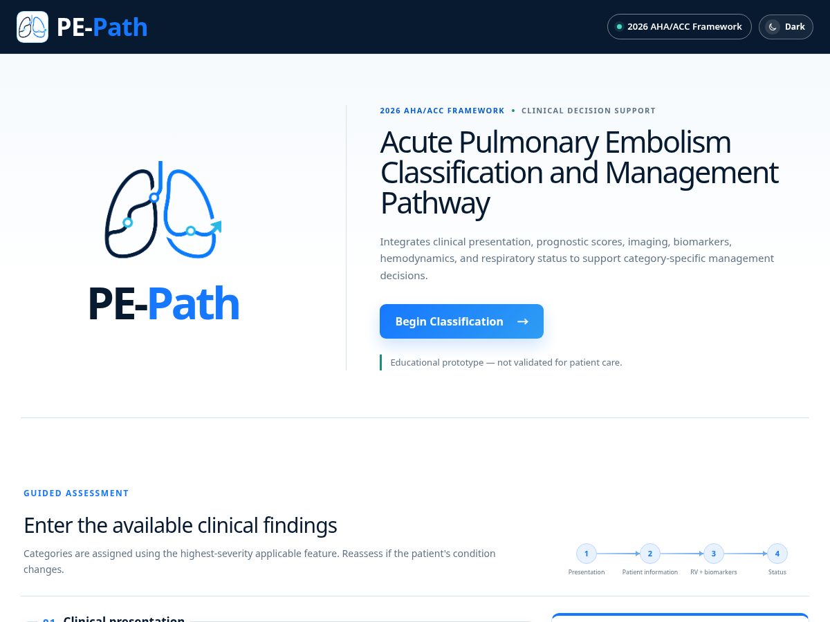Landing-page snapshot of pe-path.com