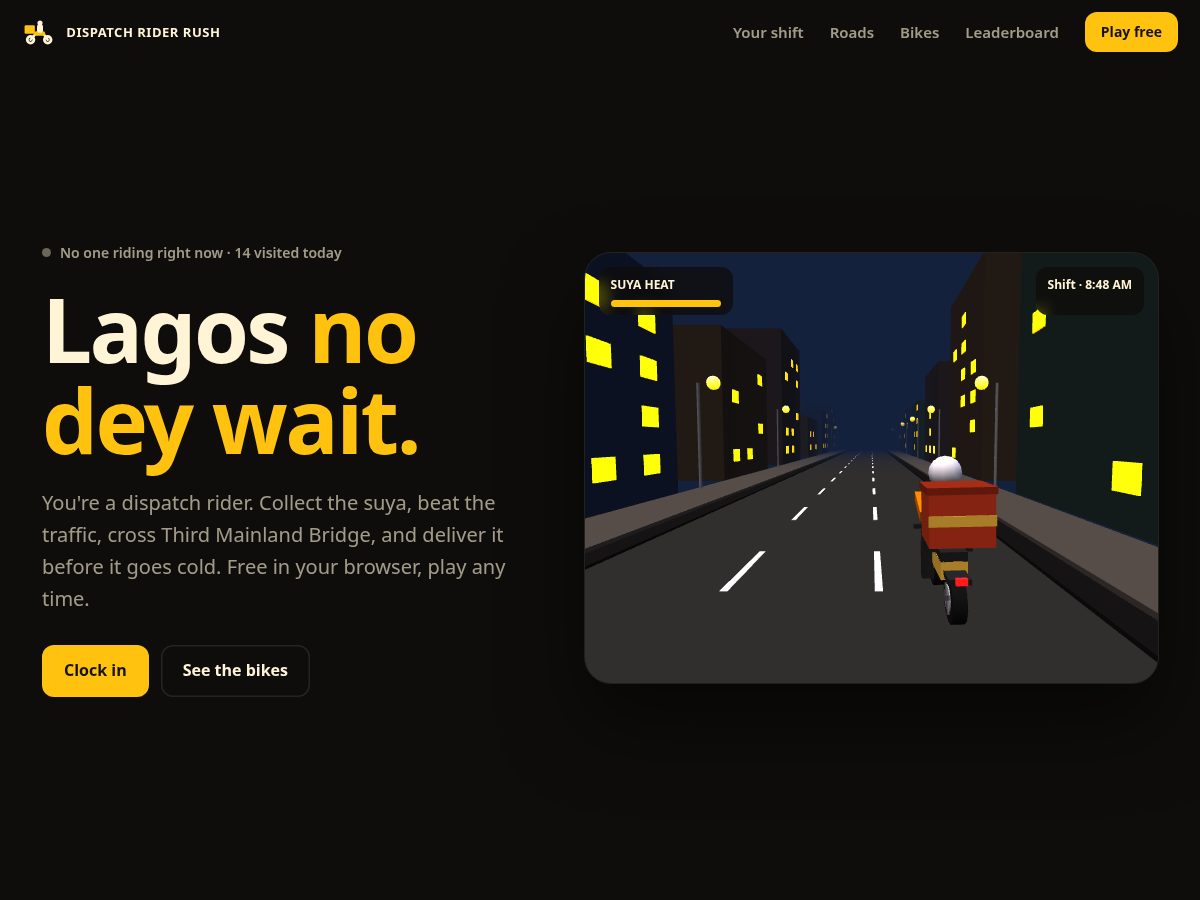 Landing-page snapshot of playdrr.xyz