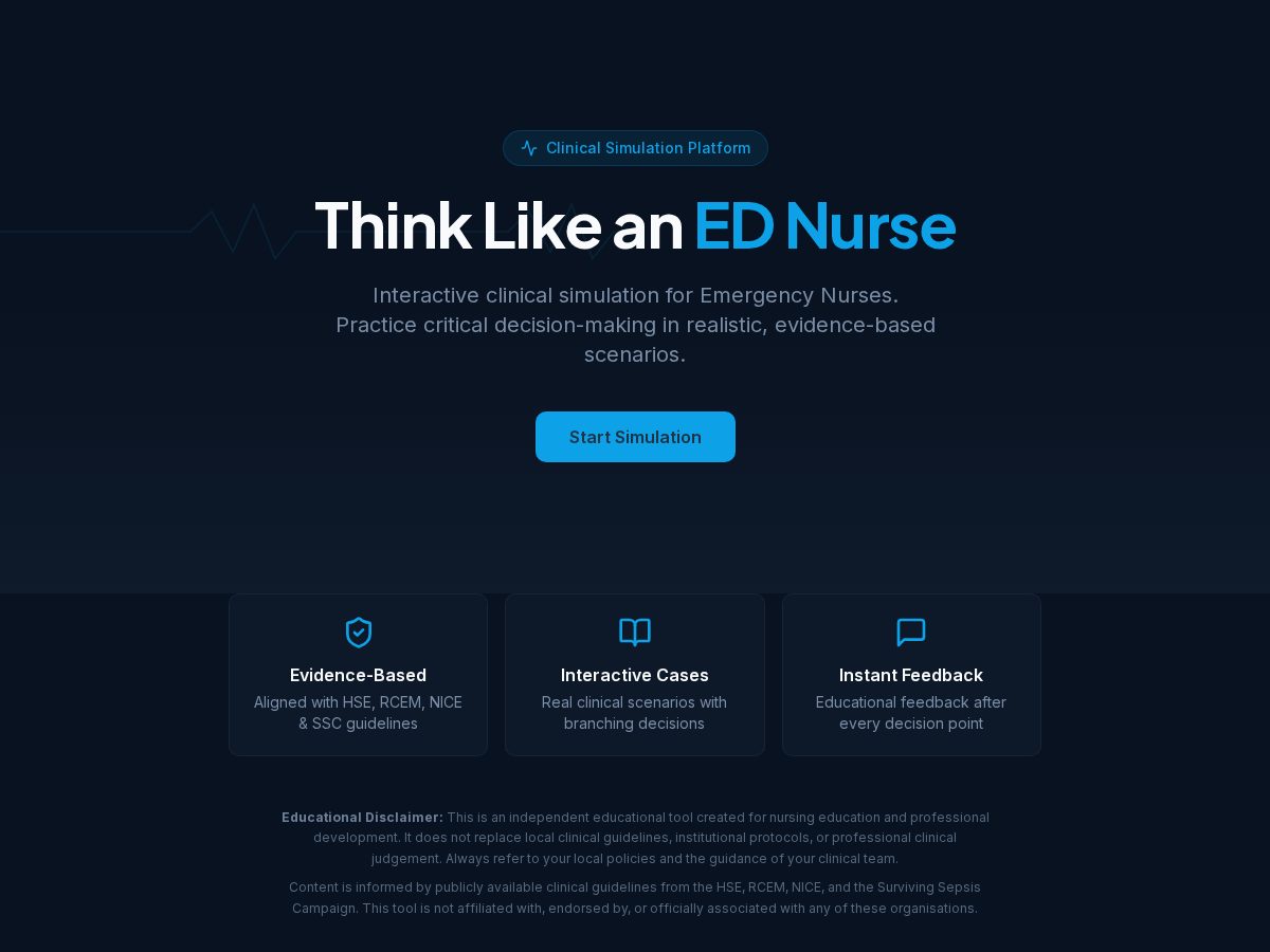 Landing-page snapshot of rockednursing.com
