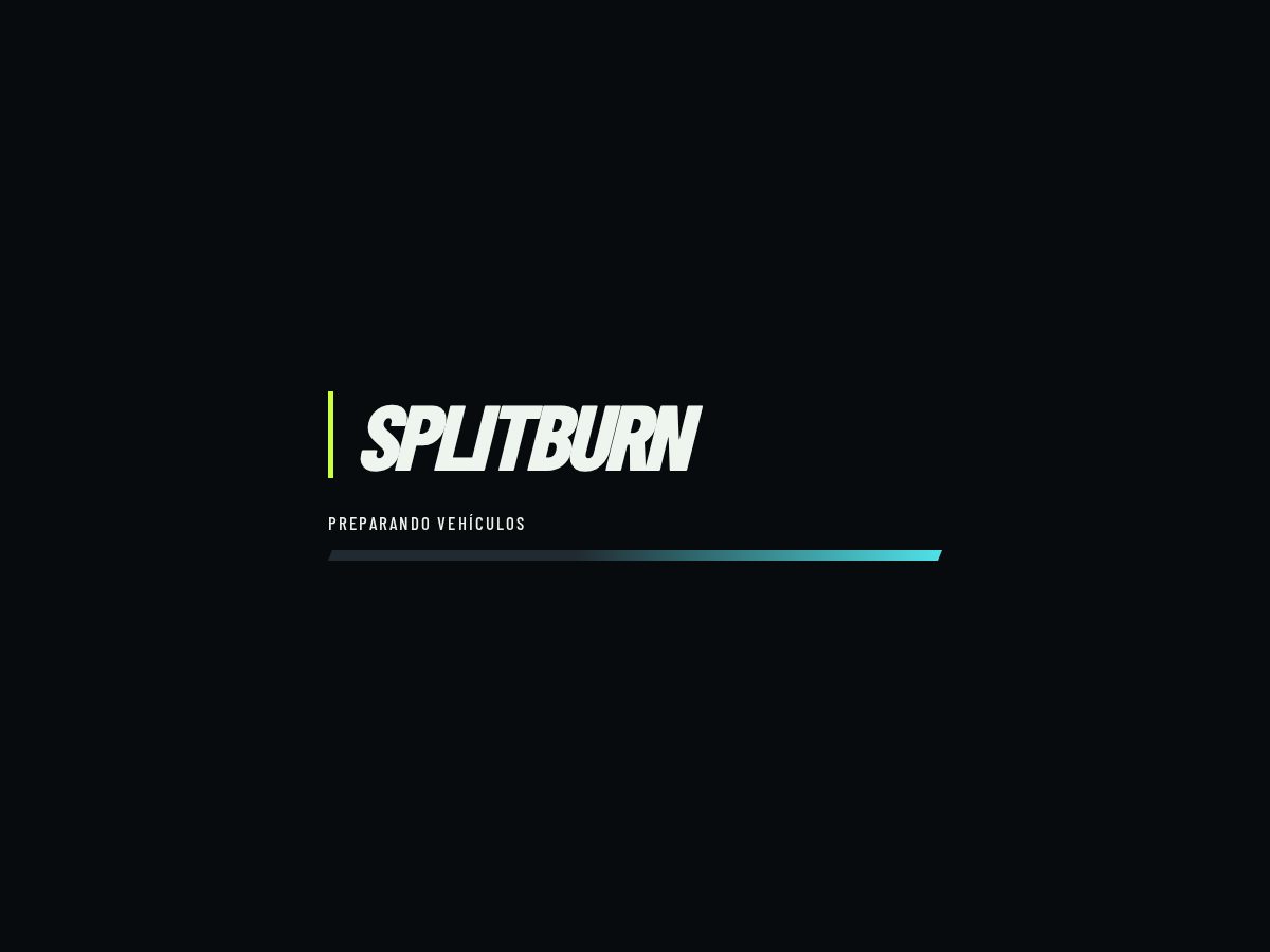 Landing-page snapshot of splitburn.com