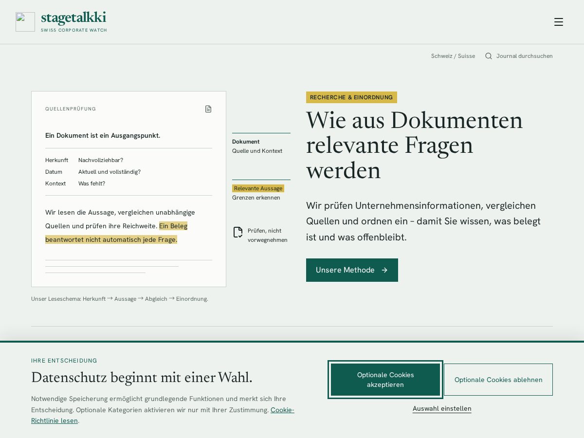 Landing-page snapshot of stagetalkki.com