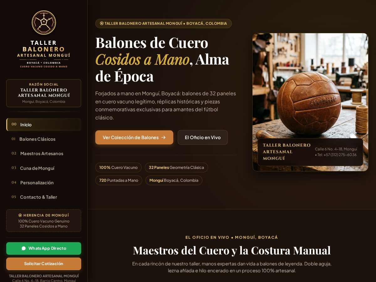 Landing-page snapshot of tallerbalonero.buzz