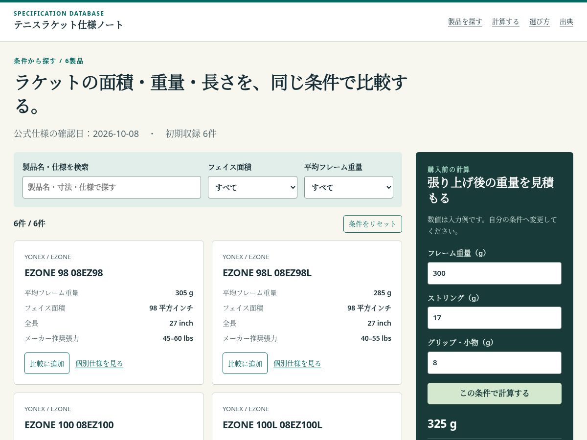 Landing-page snapshot of tennis-spec-note.com