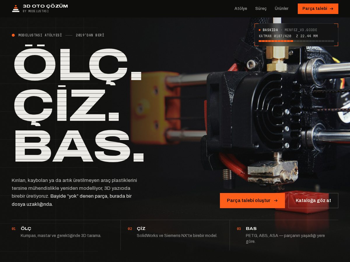 Landing-page snapshot of 3dotocozum.com