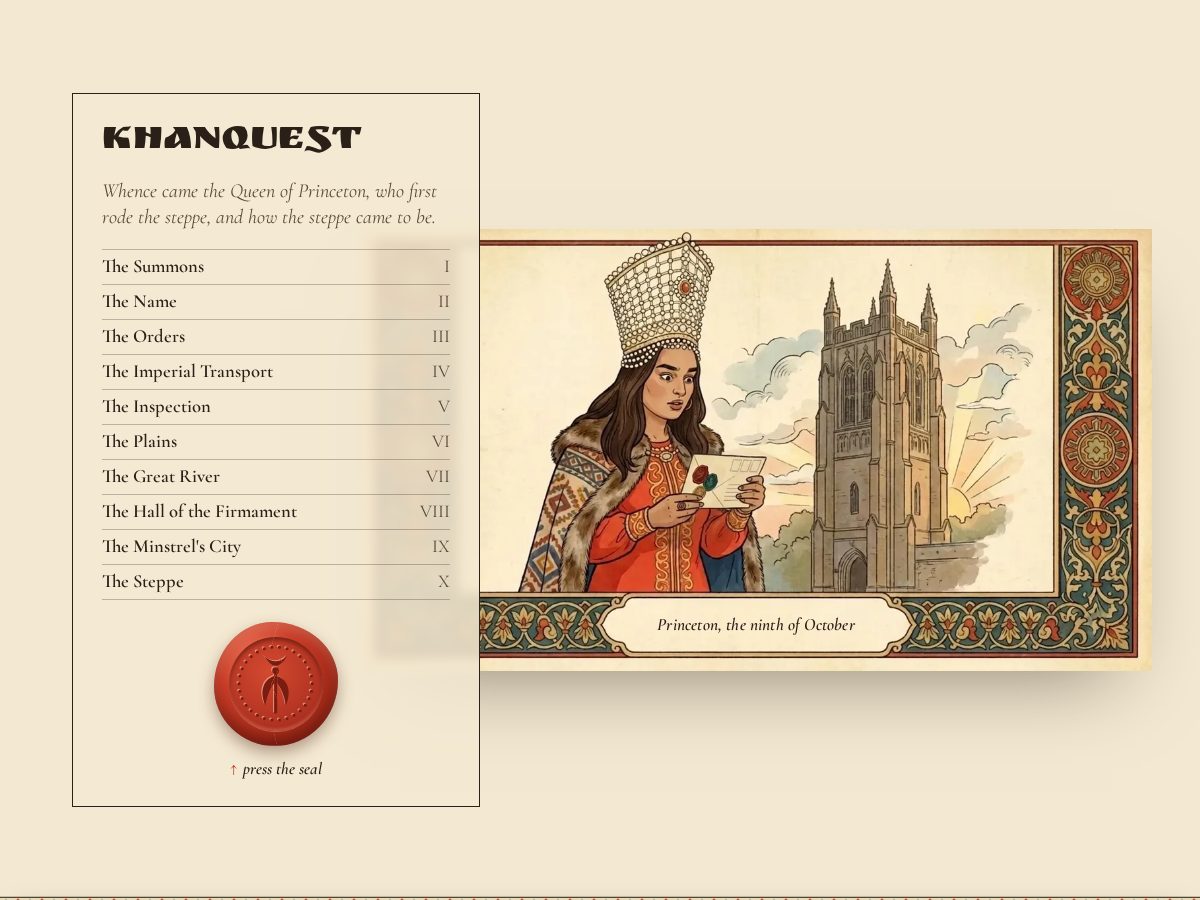 Landing-page snapshot of akhan.quest
