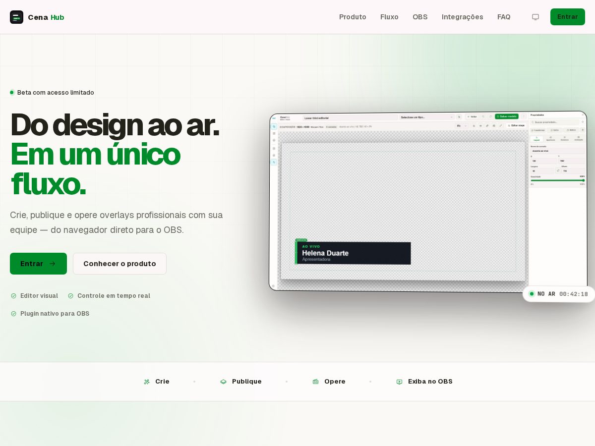 Landing-page snapshot of cenahub.com