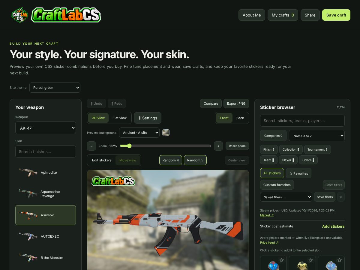 Landing-page snapshot of craftlabcs.com
