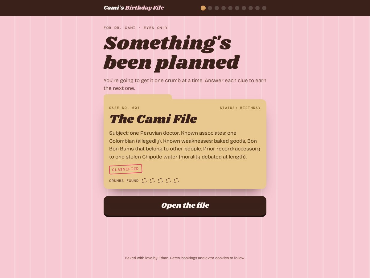 Landing-page snapshot of doctorcami.com