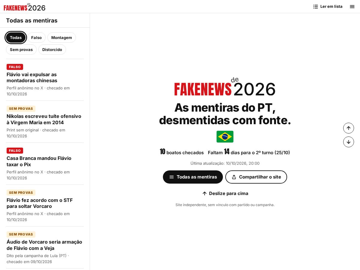 Landing-page snapshot of fakenews2026.com