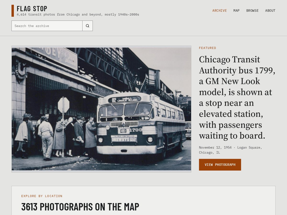 Landing-page snapshot of flagstop.pics