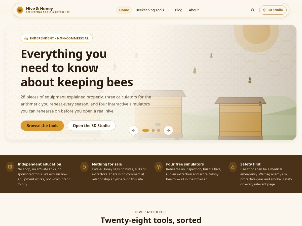Landing-page snapshot of forestglow.top