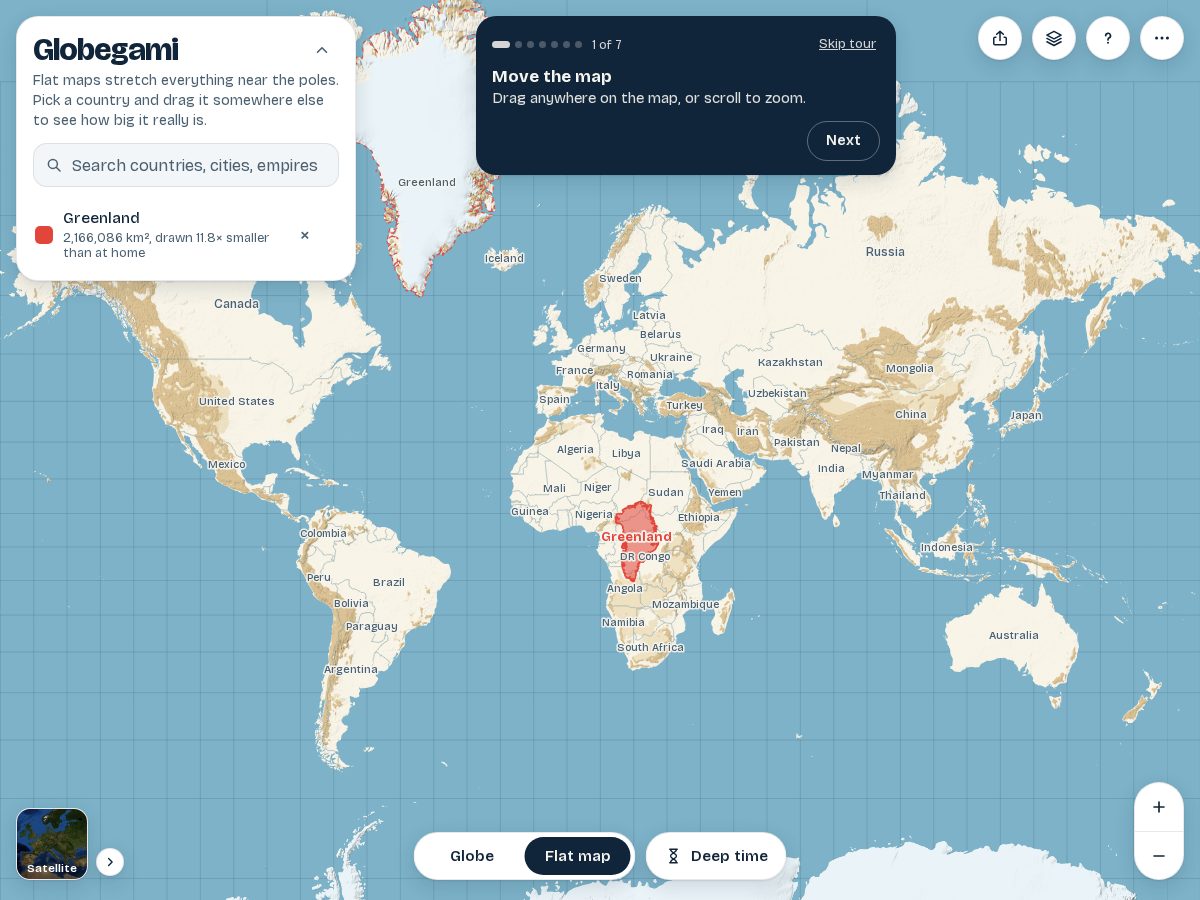 Landing-page snapshot of globegami.com