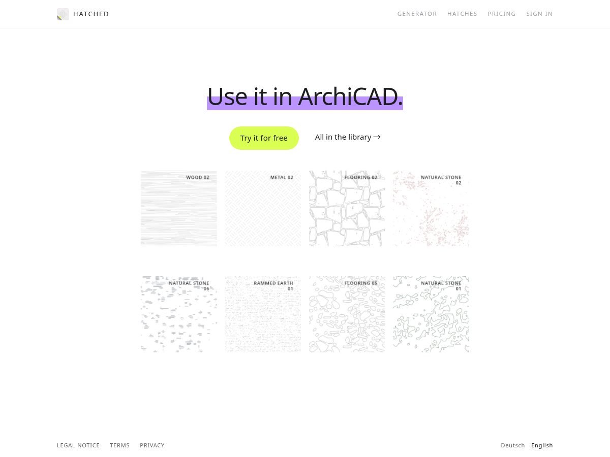 Landing-page snapshot of hatched.tech