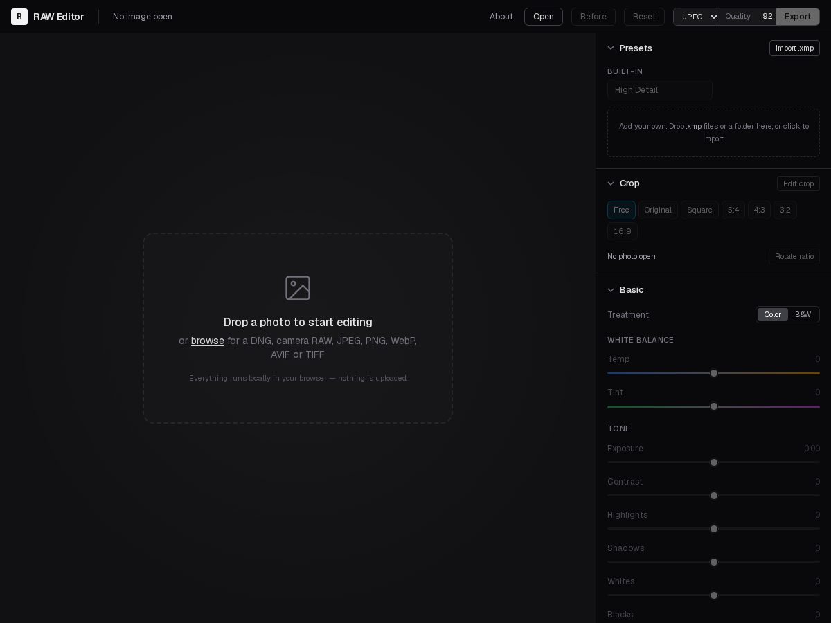 Landing-page snapshot of imgedit.pics