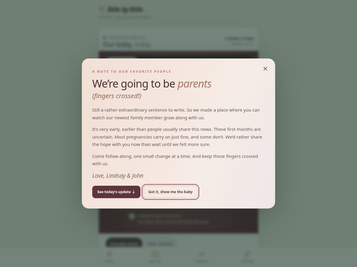 Landing-page snapshot of littlebykibble.lol