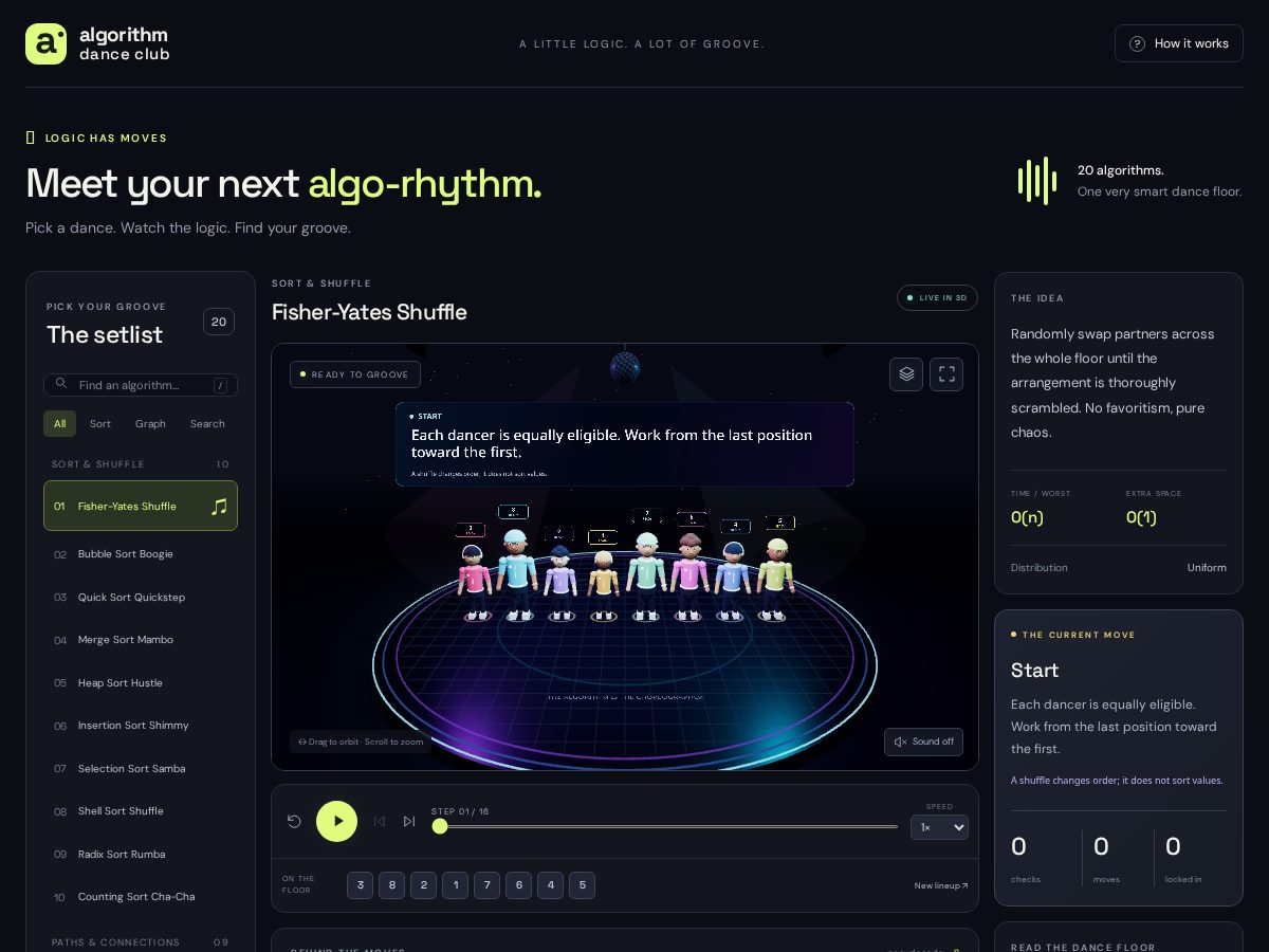 Landing-page snapshot of logicmoves.org