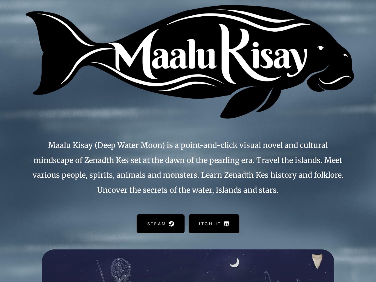 Landing-page snapshot of maalukisay.com