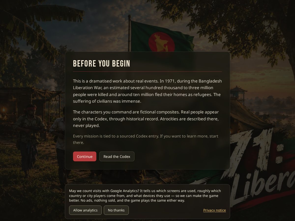 Landing-page snapshot of mukti71.fyi