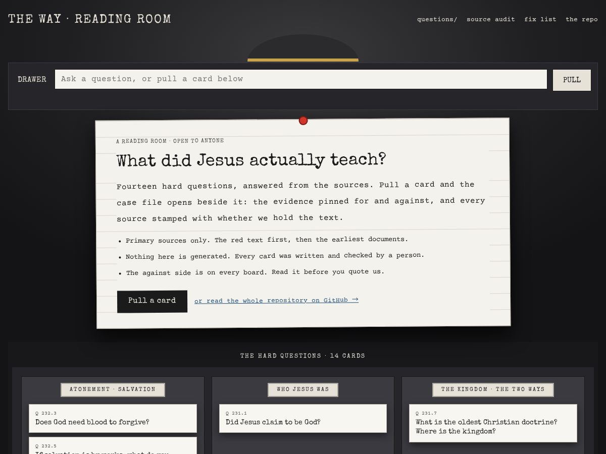 Landing-page snapshot of nazareneway.com