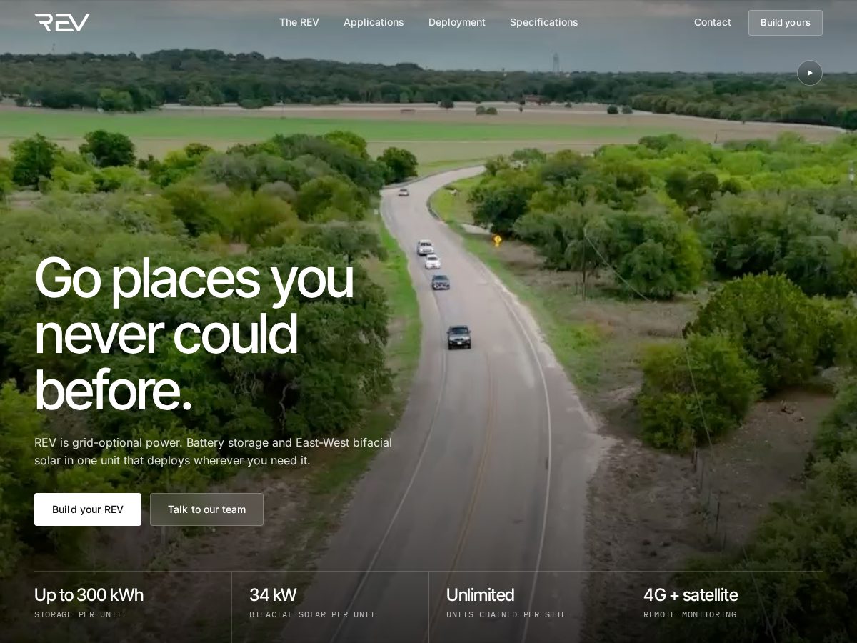 Landing-page snapshot of needrev.com
