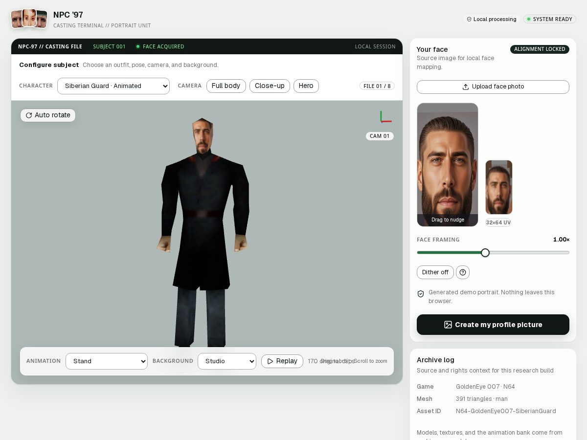 Landing-page snapshot of npc97.com