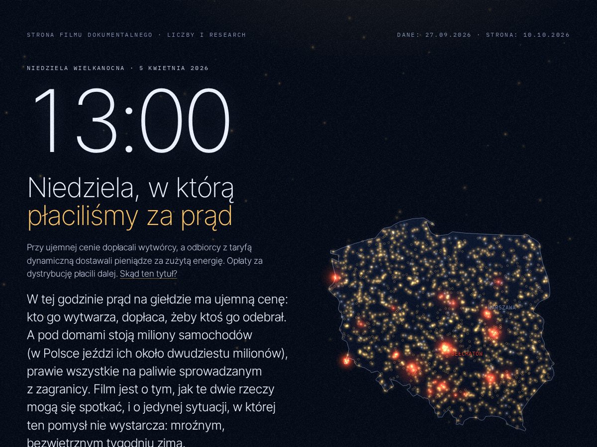 Landing-page snapshot of oze.media