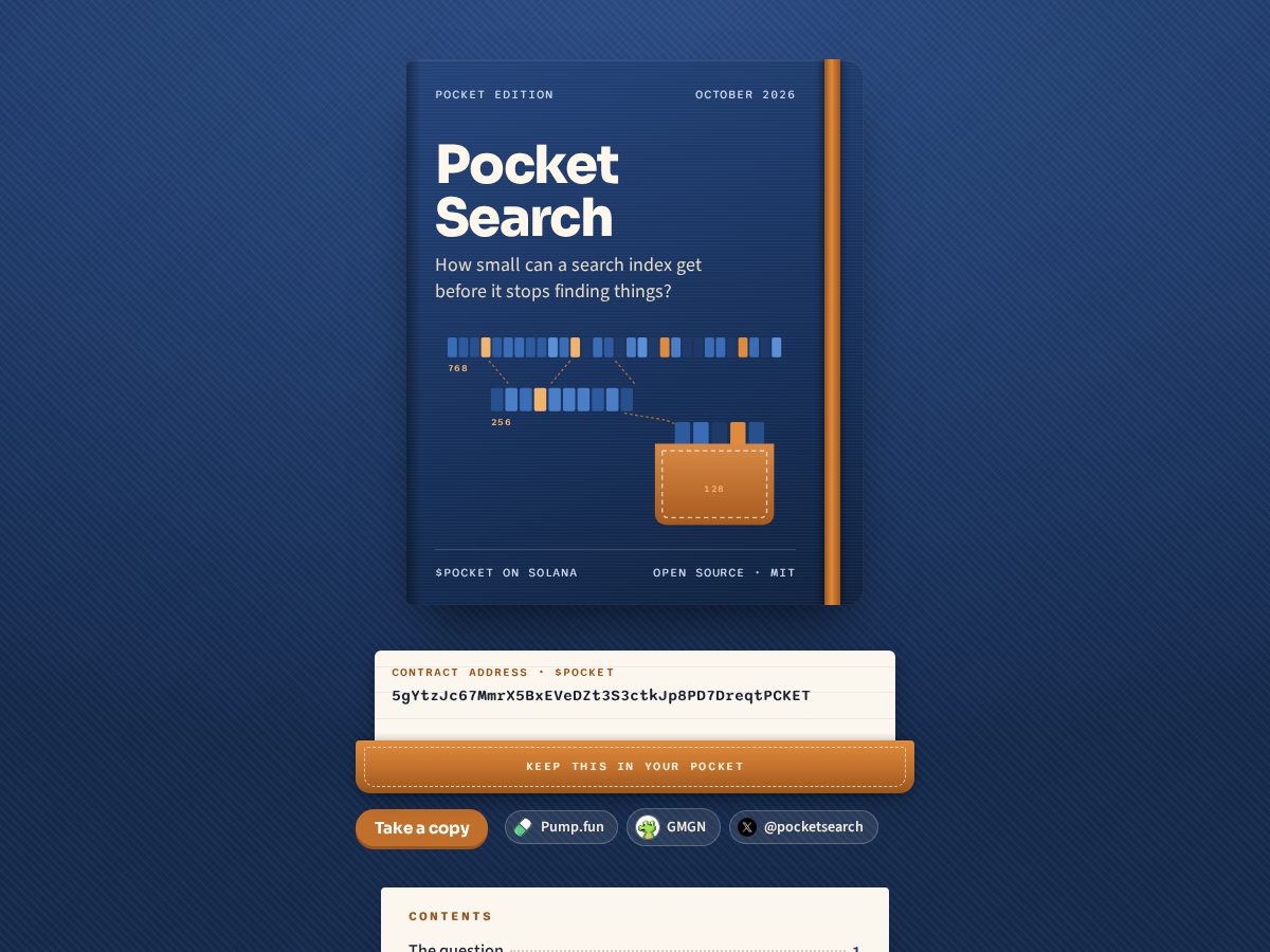 Landing-page snapshot of pocketsearch.pro
