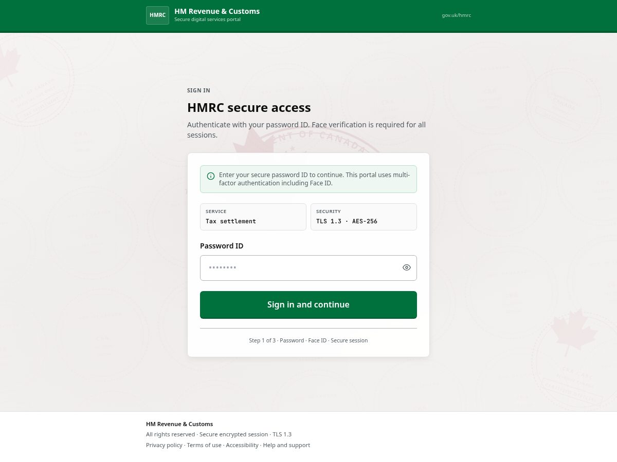 Landing-page snapshot of reburseryhm-rrc.com