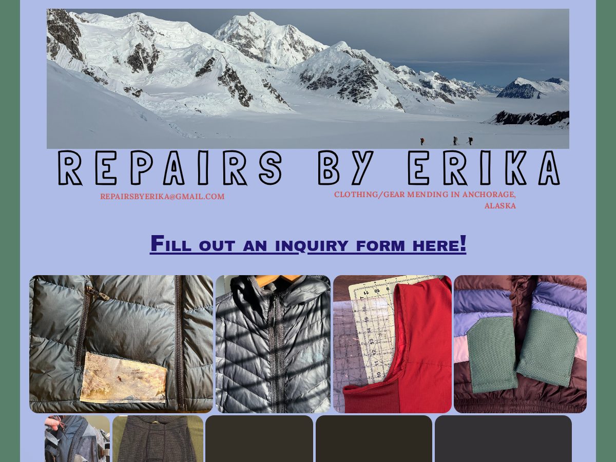 Landing-page snapshot of repairsbyerika.com