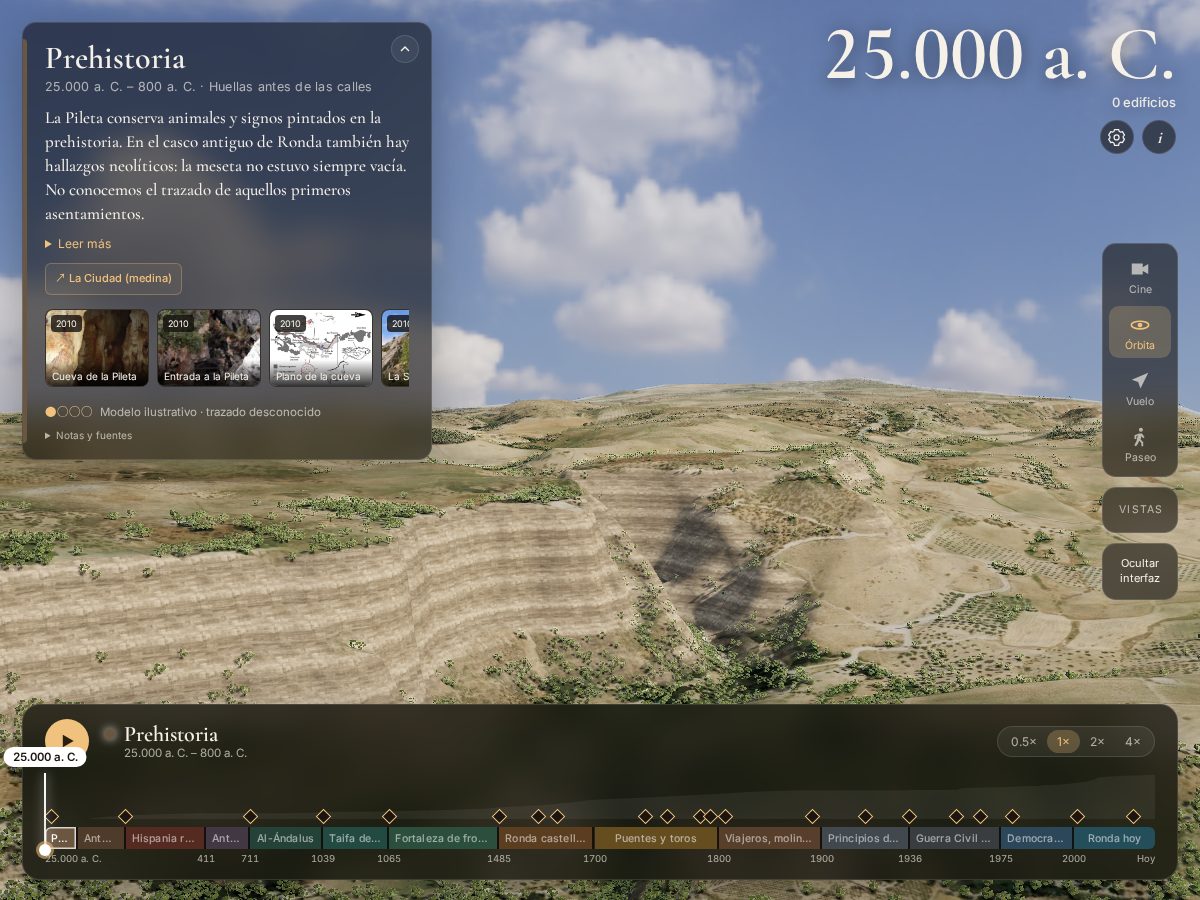 Landing-page snapshot of rondahistorica.com