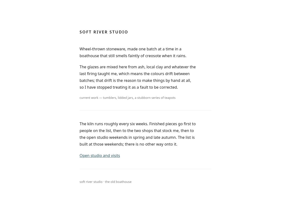 Landing-page snapshot of softriverstudio.top