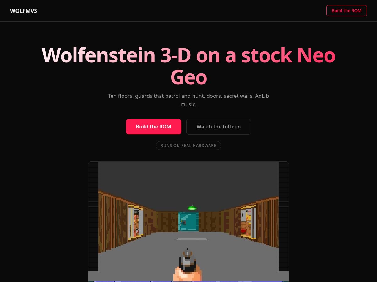 Landing-page snapshot of wolfmvs.com