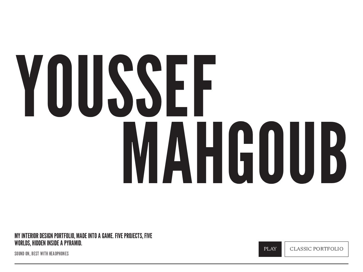 Landing-page snapshot of youssefmahgoub.world
