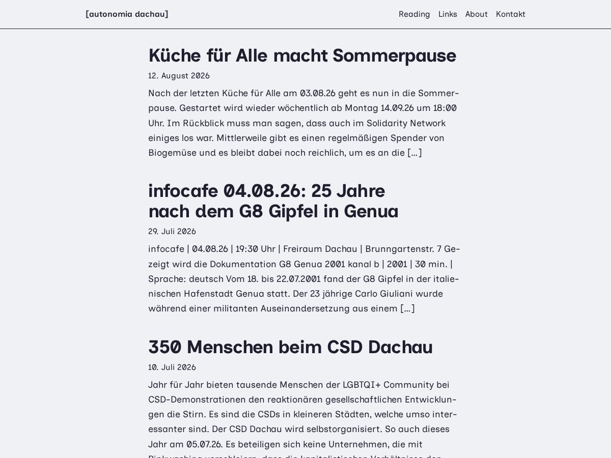 Landing-page snapshot of autonomia-dachau.net