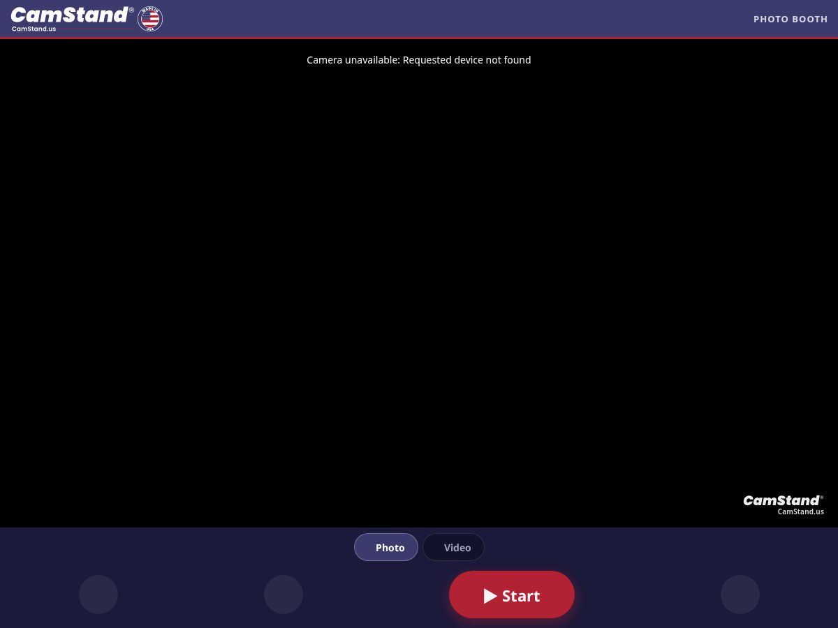 Landing-page snapshot of camstand.app