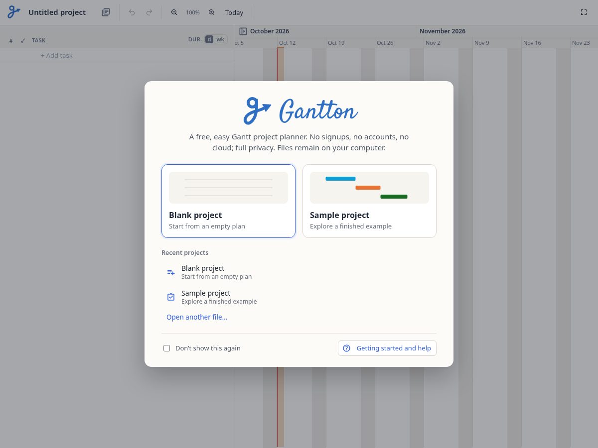 Landing-page snapshot of gantton.app